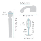 b-Vibe™ x le Wand Anal Massage & Education Set - Blue - Vibrator