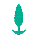 b-Vibe™ x Zoë Ligon Twist Vibrating Butt Plug - Green