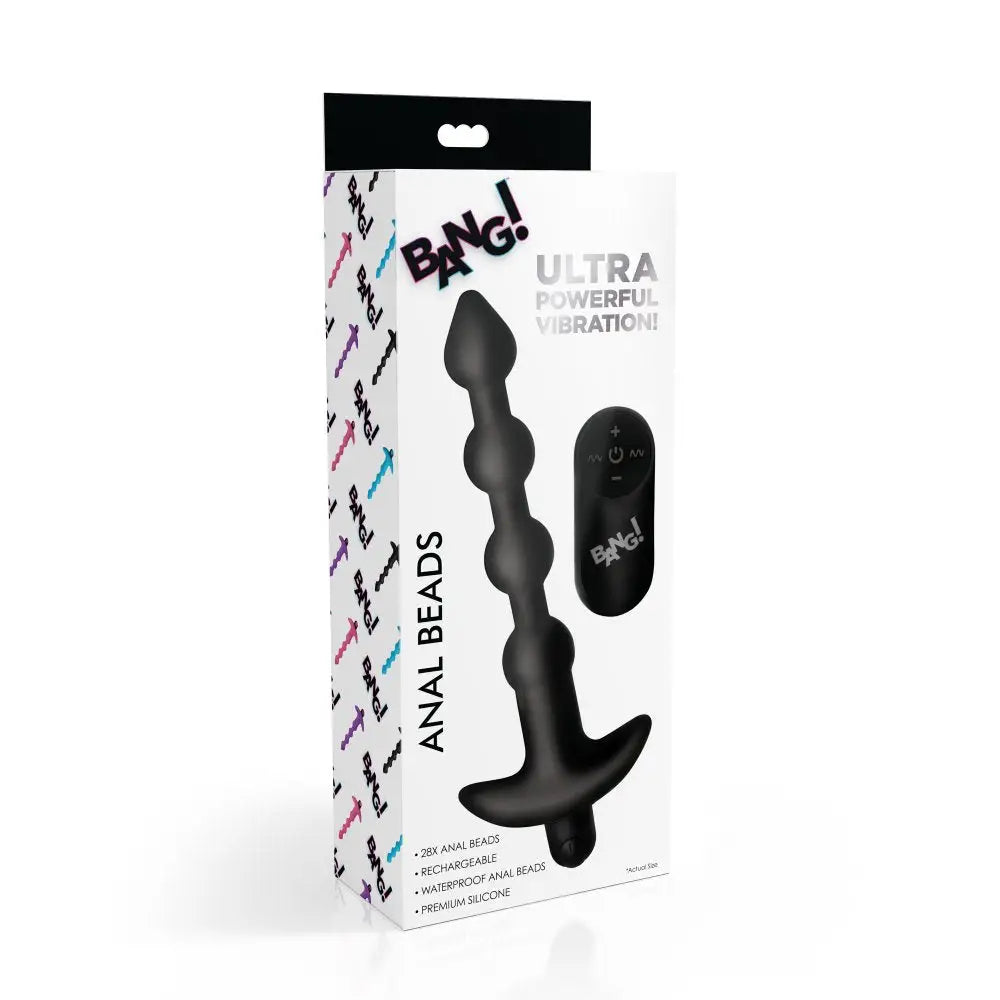 Bang! Remote Control Vibrating Silicone Anal Beads