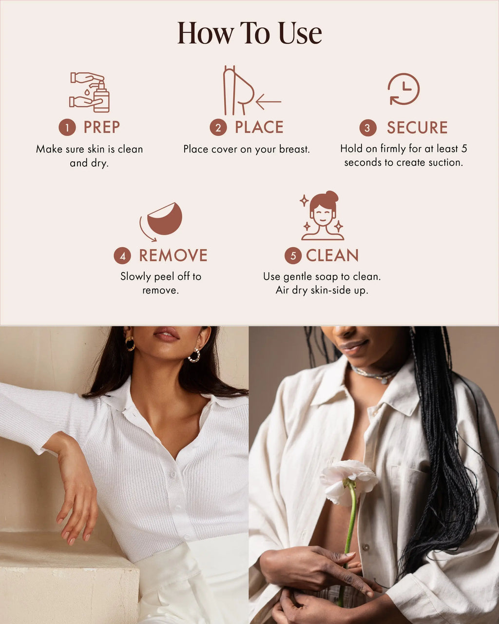 Adhesive Nipple Covers - Cover