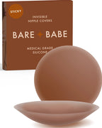 Adhesive Nipple Covers - Cocoa / Small: Fits AA-B - Cover