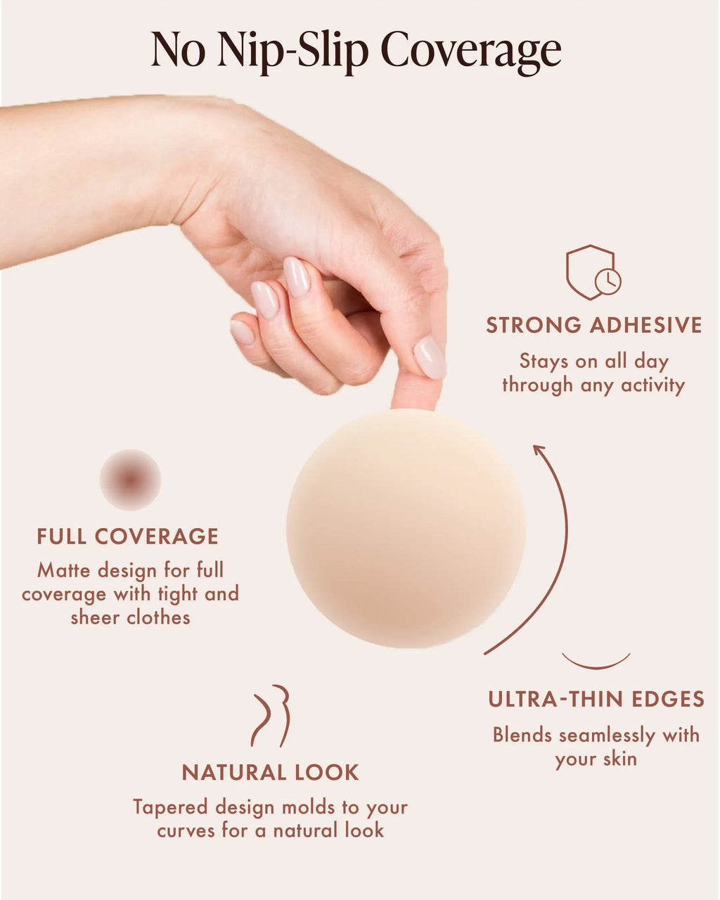 Adhesive Nipple Covers - Cover