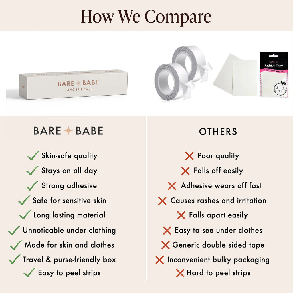 Bare Babe Invisible Lingerie Tape