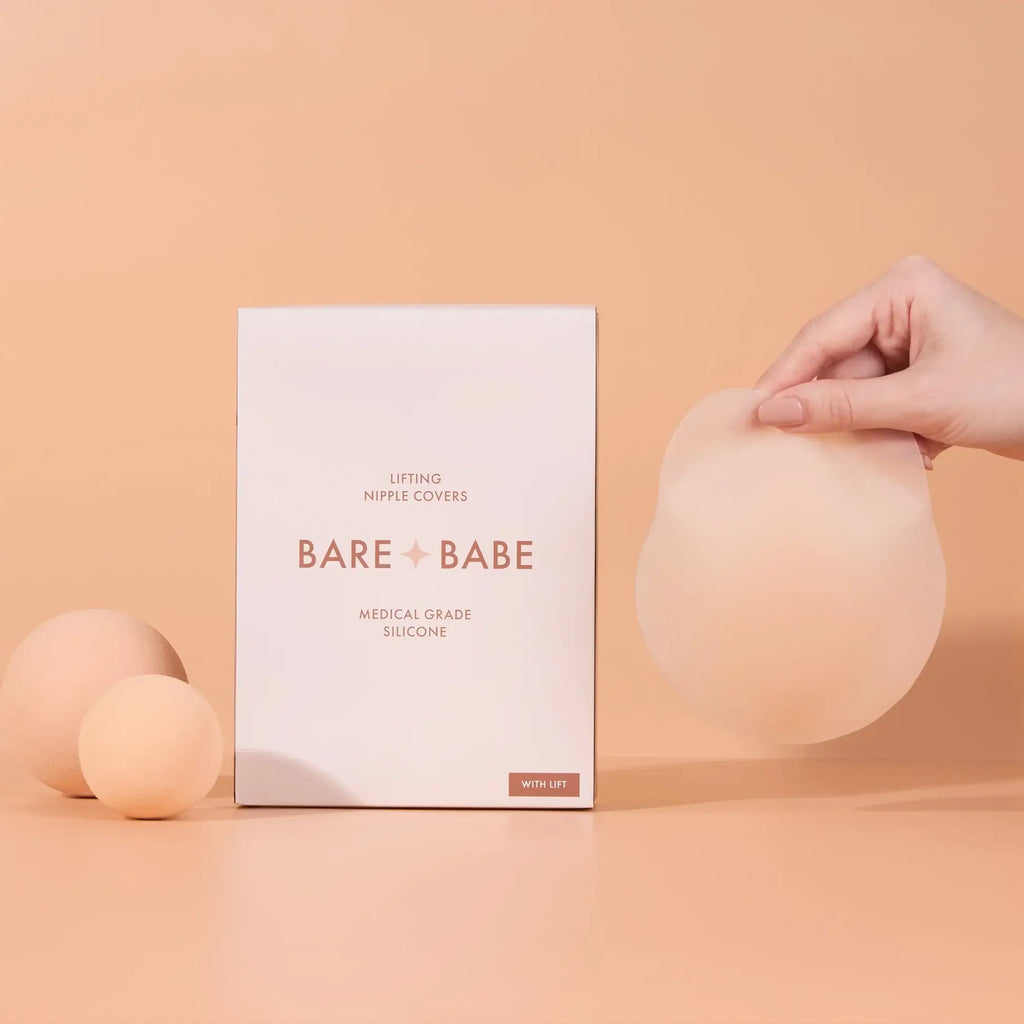 Bare Babe Lifting Nipple Covers - Reusable Silicone Breast Petals (5 Shades)