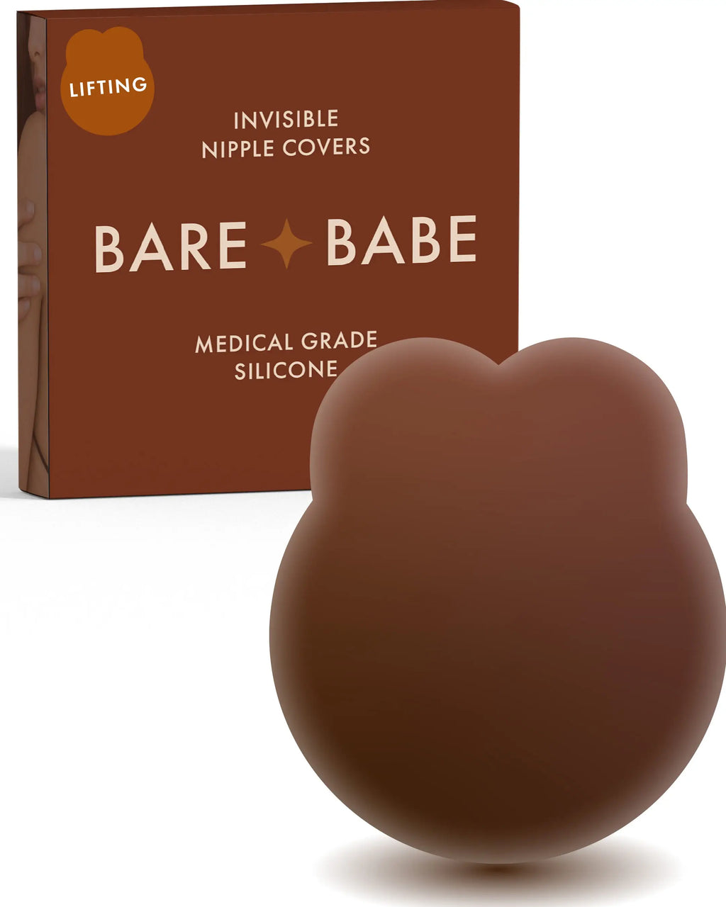 Lifting Nipple Covers Mocha / Small: Fits A B