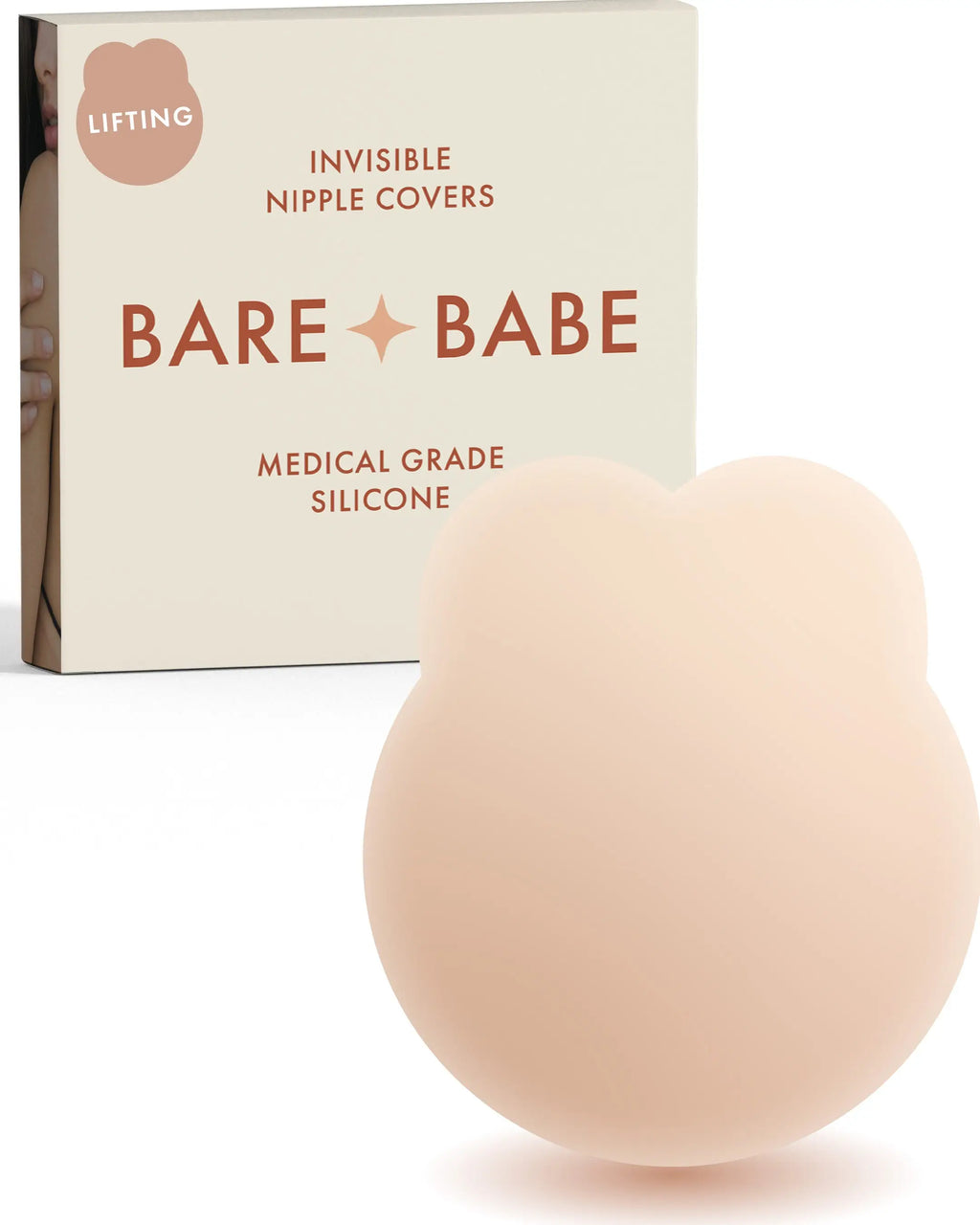 Lifting Nipple Covers Creme / Small: Fits A B