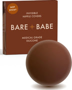 Non-Adhesive Nipple Covers - Mocha / Small: Fits AA-B - Cover