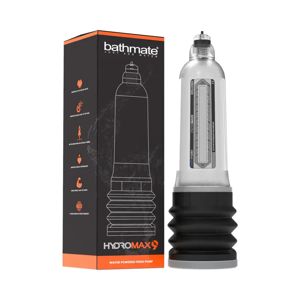 BathMate® Hydromax 9 Water-Powered Penis Pump Clear