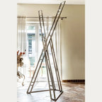 BDSM Architecture Free - Standing Stainless Steel St. Andrew's Cross - Rolik®