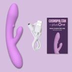 Beacon Wellness Brands Cosmopolitan x plusOne Main Character Dual Vibrator with Stroking Bead Purple