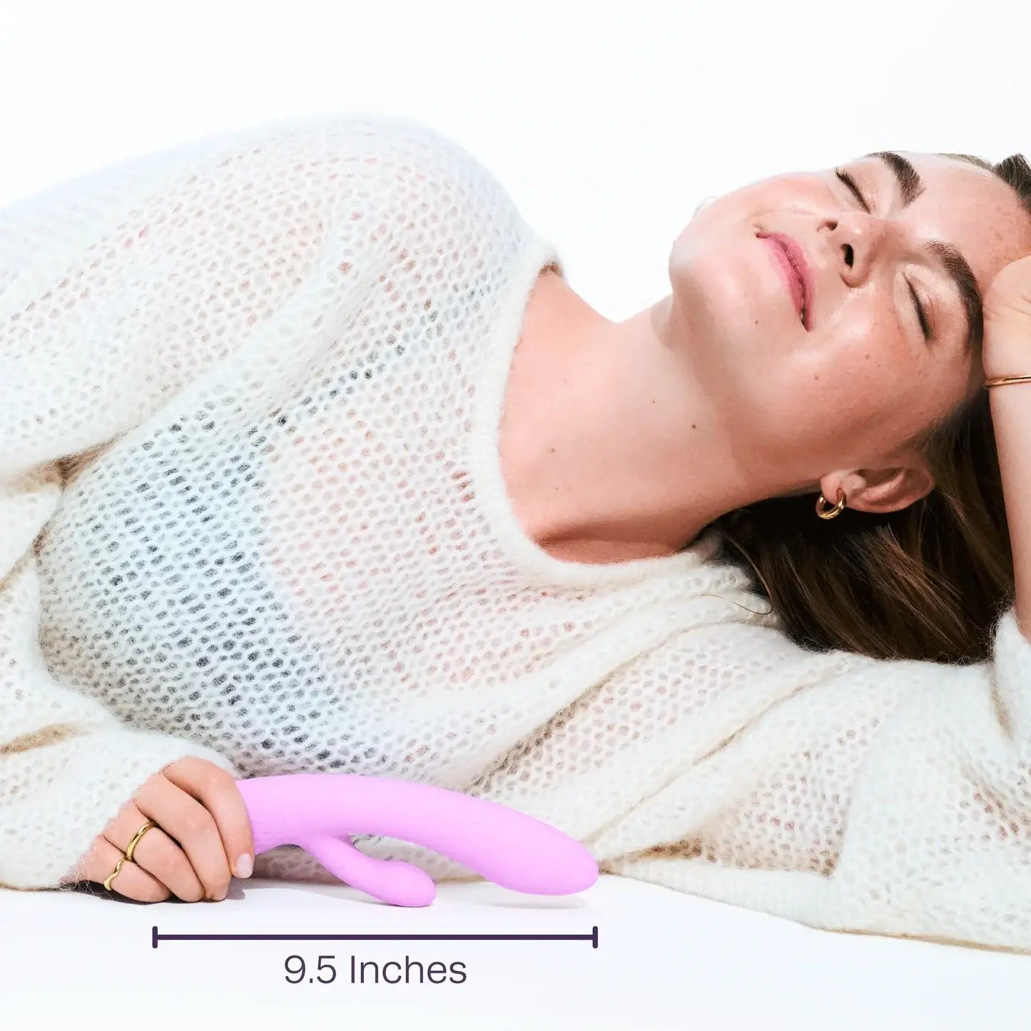 Beacon Wellness Brands Cosmopolitan x plusOne Main Character Dual Vibrator with Stroking Bead Purple