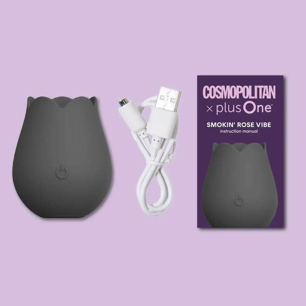 Beacon Wellness Brands Cosmopolitan x plusOne Smokin’ Rose Vibrator - 10 Speeds