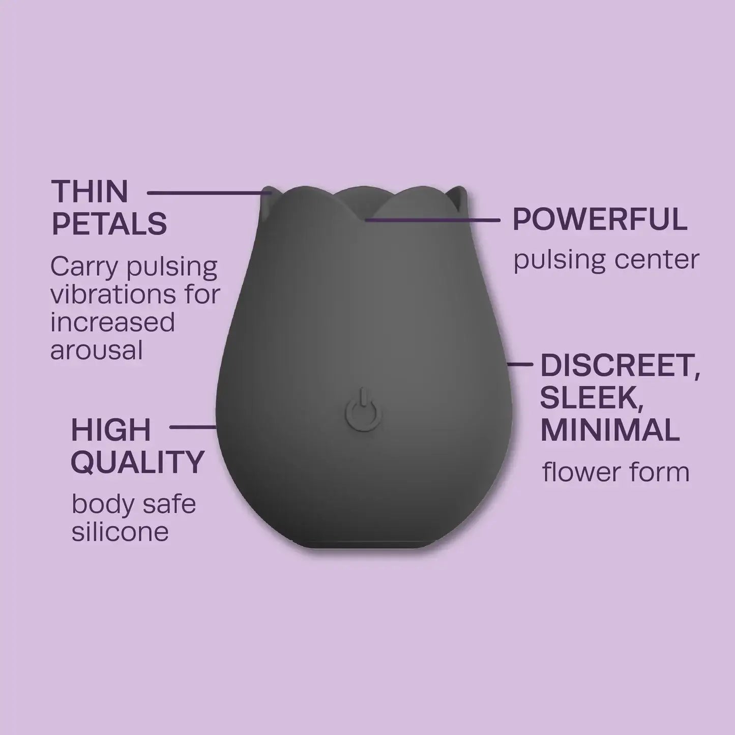 Beacon Wellness Brands Cosmopolitan x plusOne Smokin’ Rose Vibrator - 10 Speeds