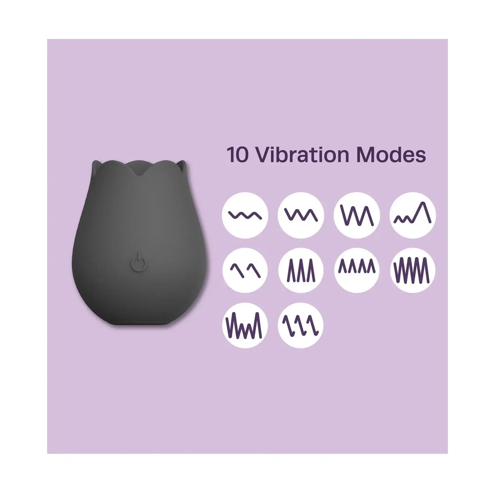 Beacon Wellness Brands Cosmopolitan x plusOne Smokin’ Rose Vibrator - 10 Speeds