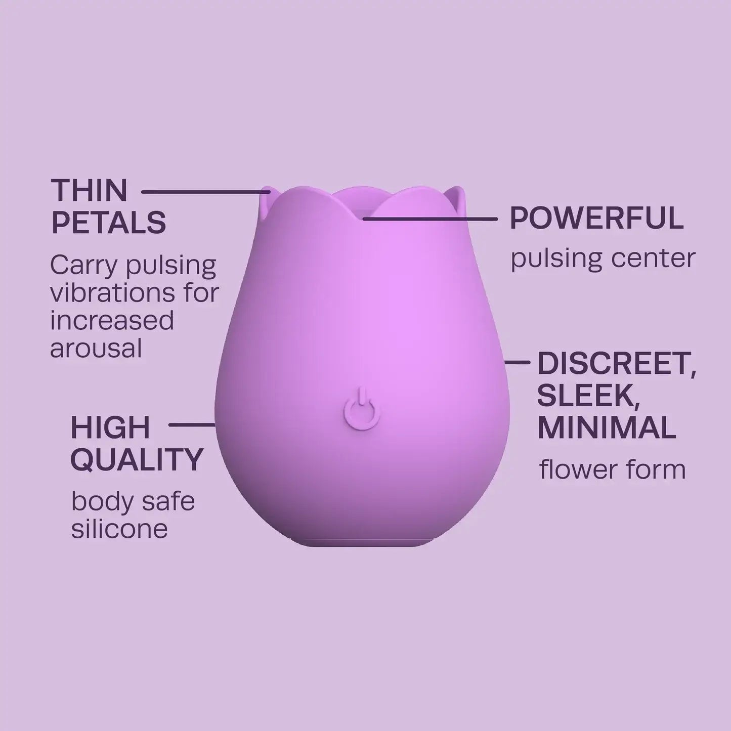 Beacon Wellness Brands Cosmopolitan x plusOne Smokin’ Rose Vibrator - 10 Speeds