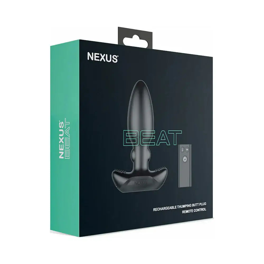 Beat Thumping Butt Plug - Black
