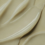 Close-up of beige cream with a smooth texture
