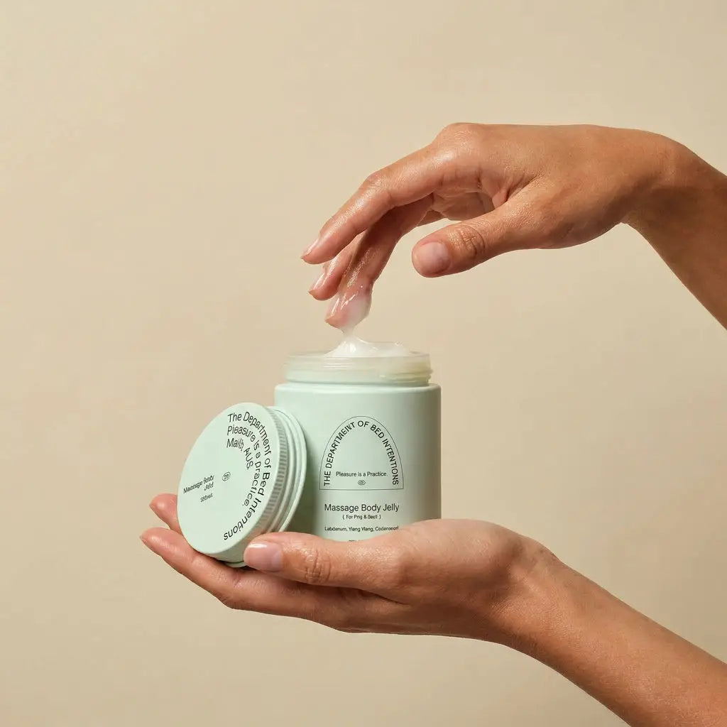 Bed Intentions Massage Body Jelly – Oil-Gel Formula for Intimacy & Rest