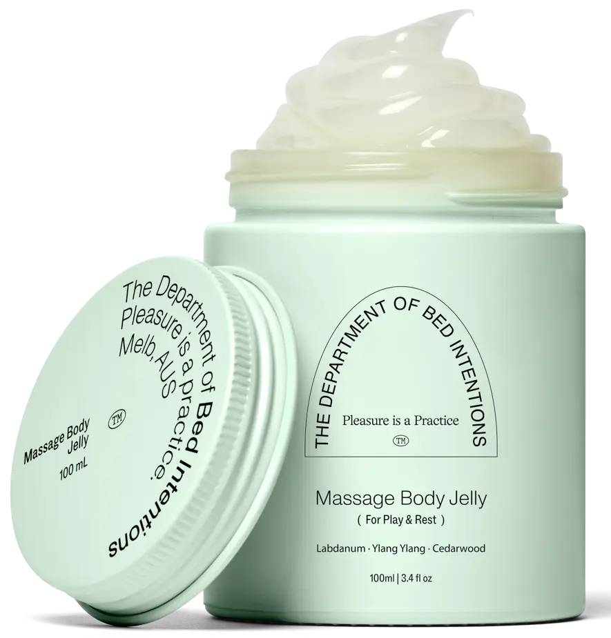 Bed Intentions Massage Body Jelly – Oil-Gel Formula for Intimacy & Rest