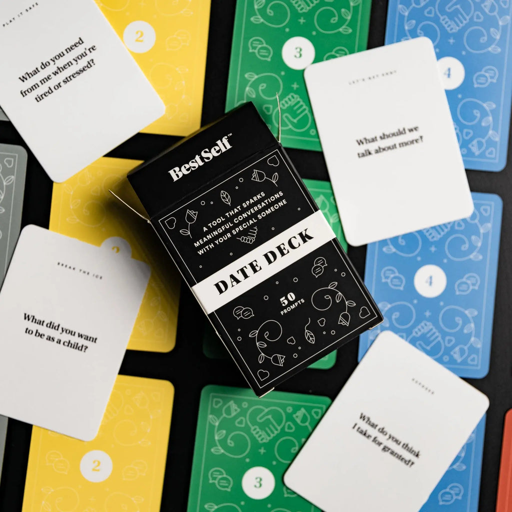 BestSelf Co. Date Deck - Conversation Starter Cards for Couples & First Dates