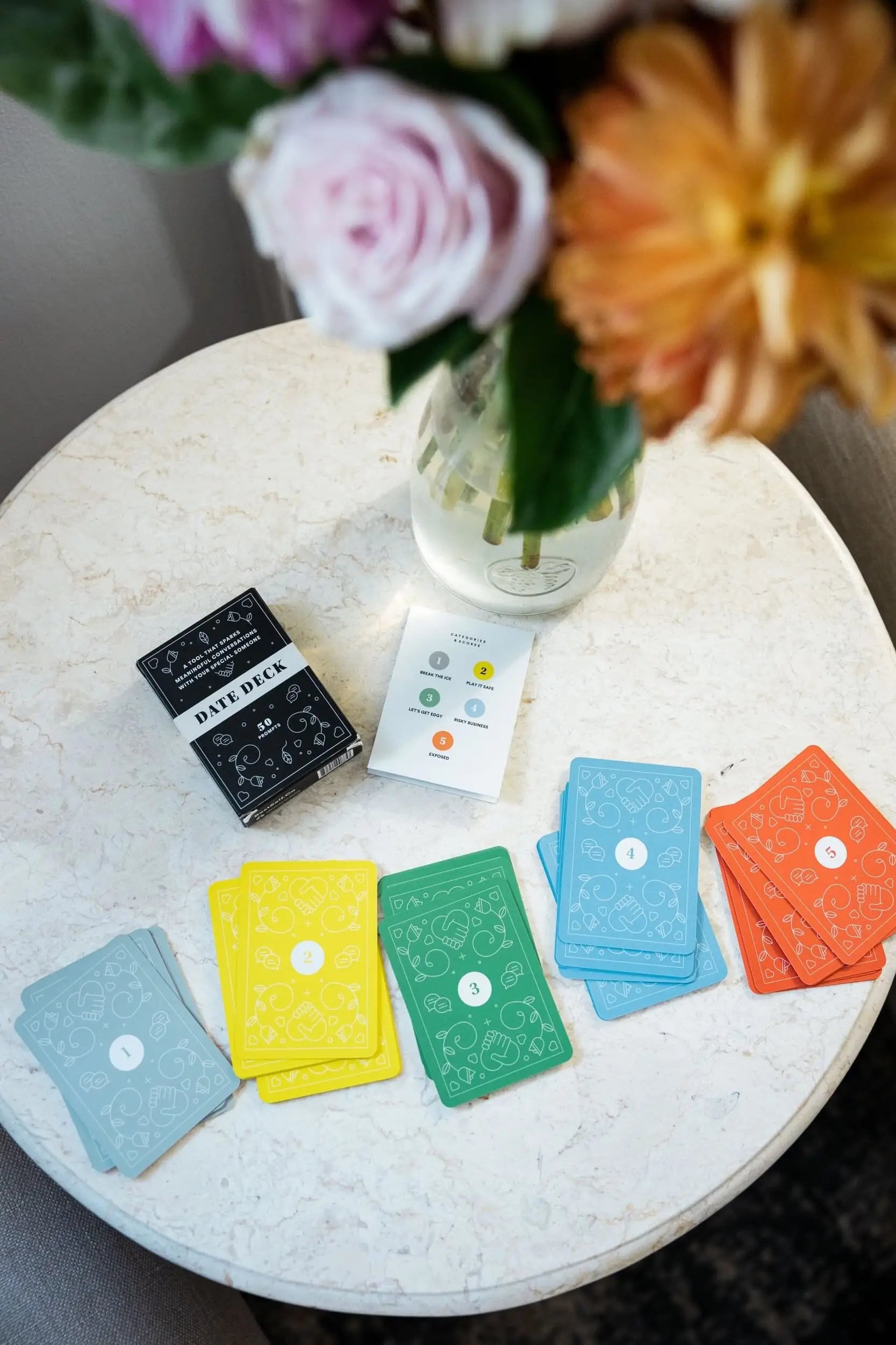 BestSelf Co. Date Deck - Conversation Starter Cards for Couples & First Dates