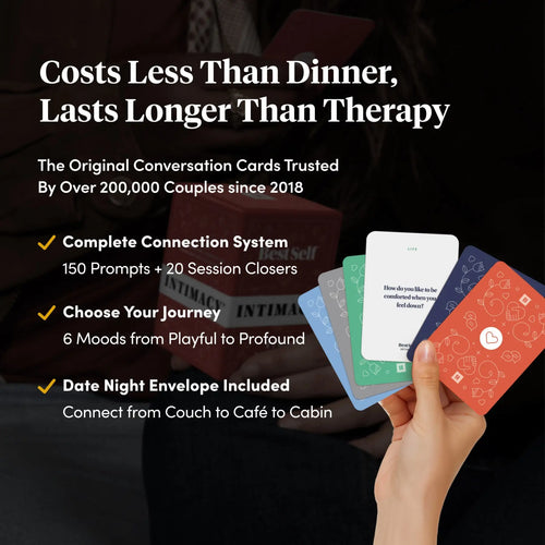 BestSelf Co. Intimacy Deck - Conversation Cards for Couples