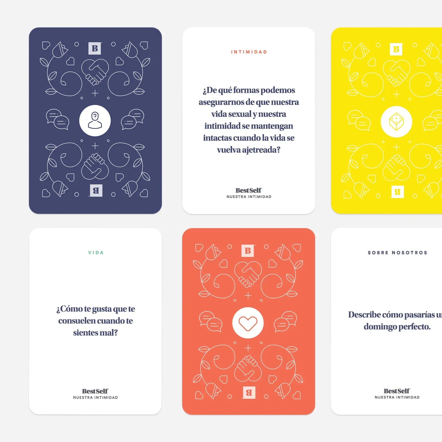 BestSelf Co. Nuestra Intimidad – Juego de Cartas para Parejas en Español