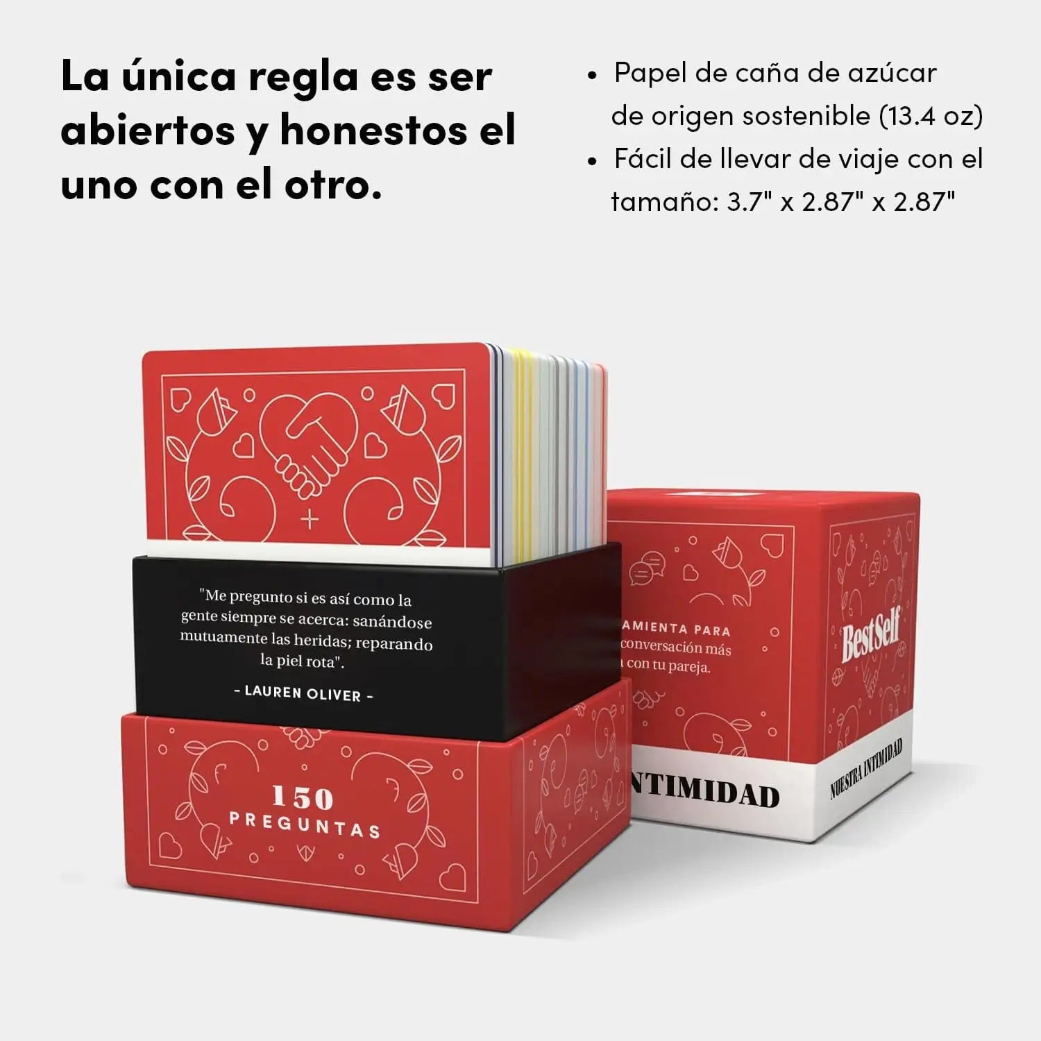 BestSelf Co. Nuestra Intimidad – Juego de Cartas para Parejas en Español