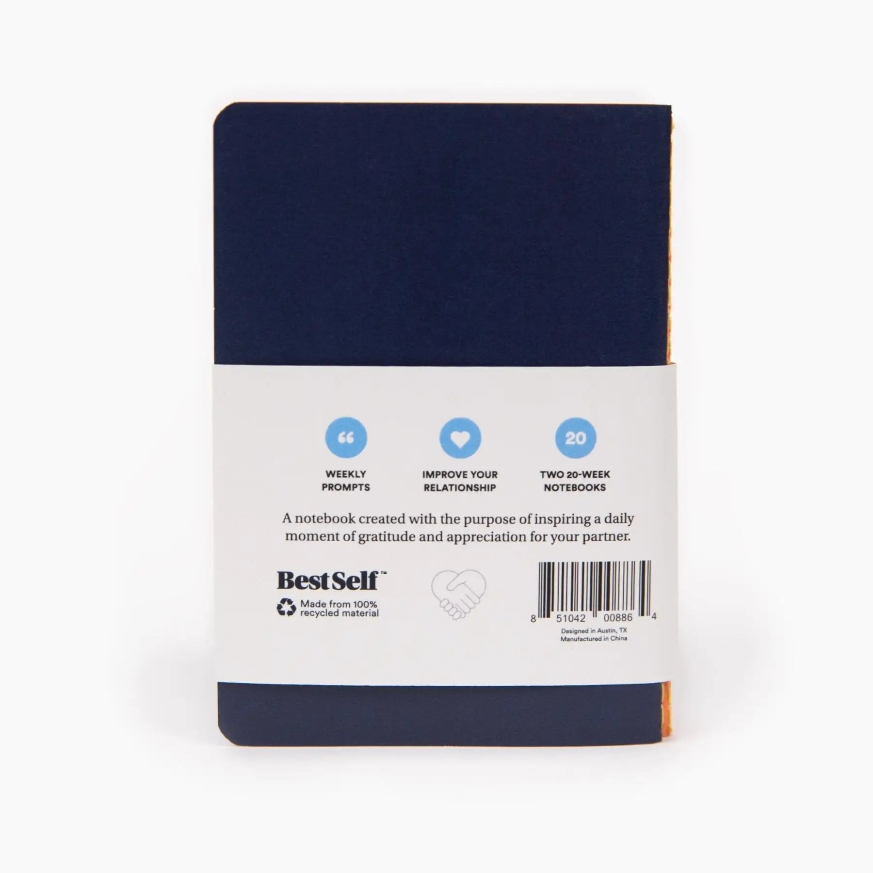 BestSelf Co. Partner Appreciation Notes – Couples Gratitude Journal Set