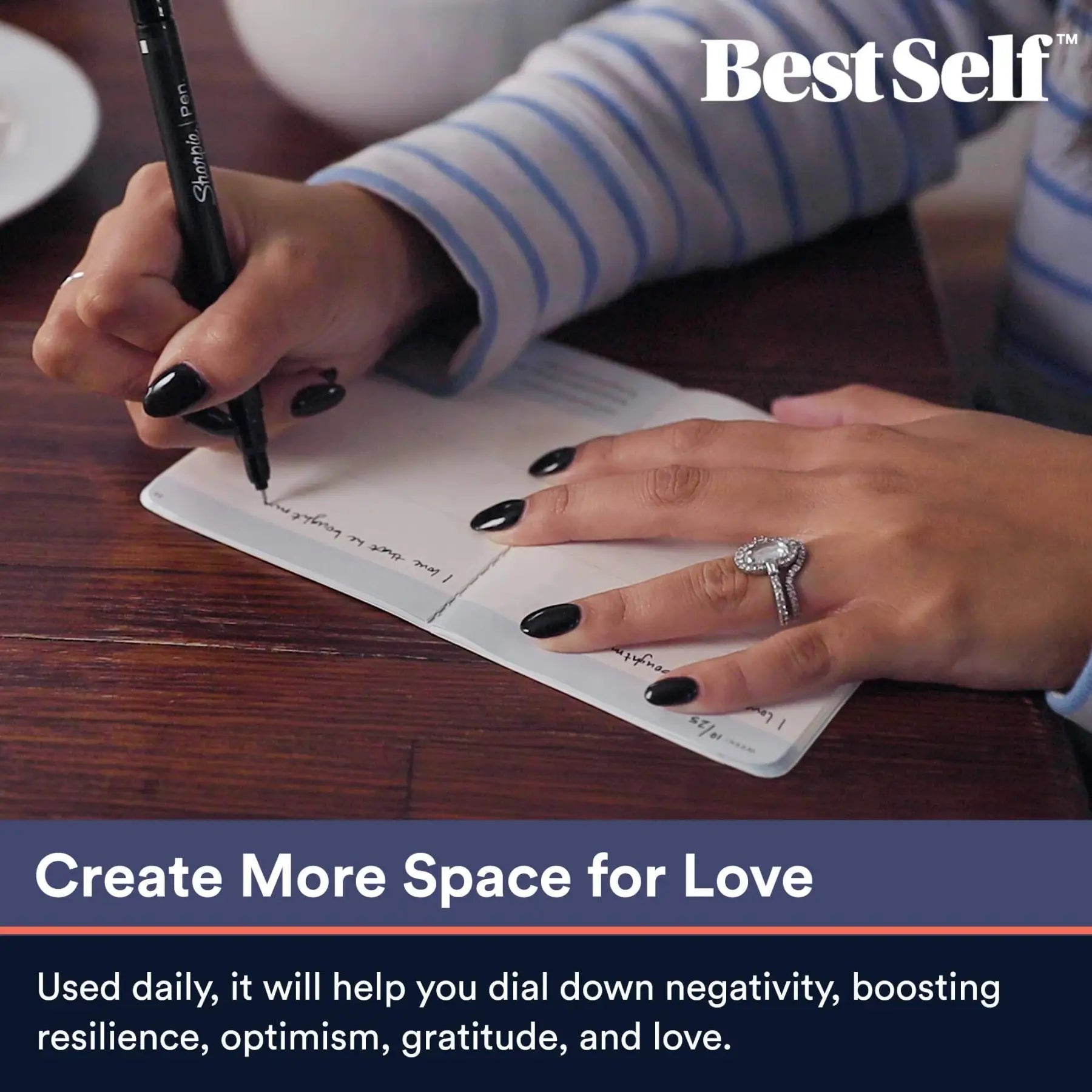 BestSelf Co. Partner Appreciation Notes – Couples Gratitude Journal Set