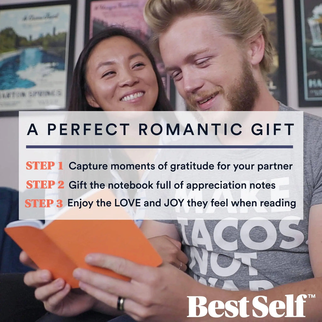 BestSelf Co. Partner Appreciation Notes – Couples Gratitude Journal Set