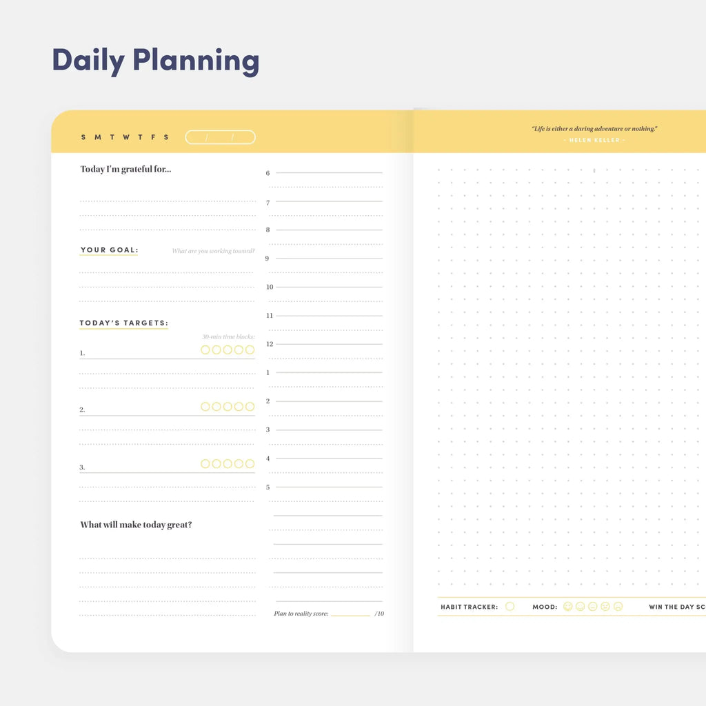 BestSelf Co. Self Journal – 13-Week Goal & Planning