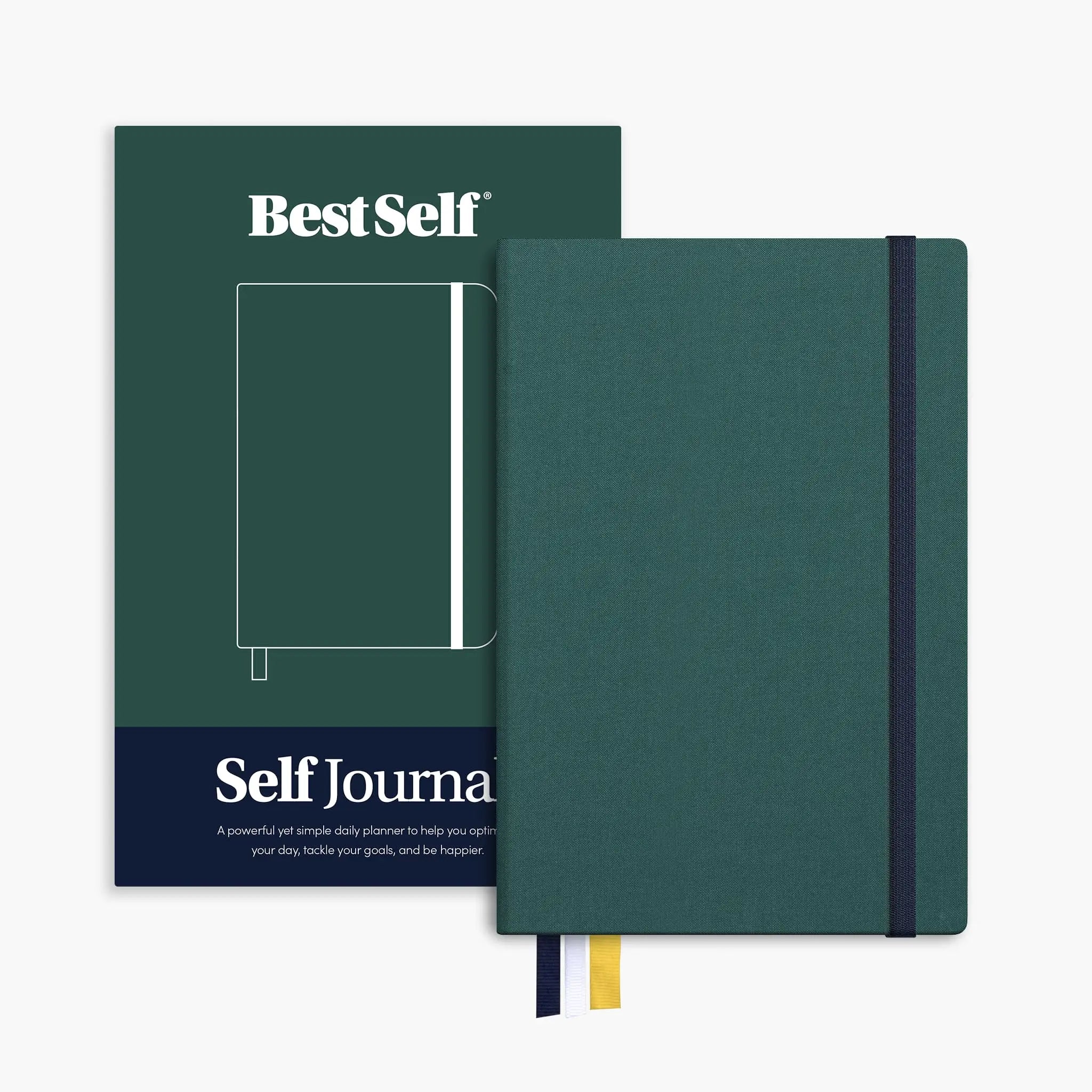 BestSelf Co. Self Journal – 13-Week Goal & Planning | Forest Green