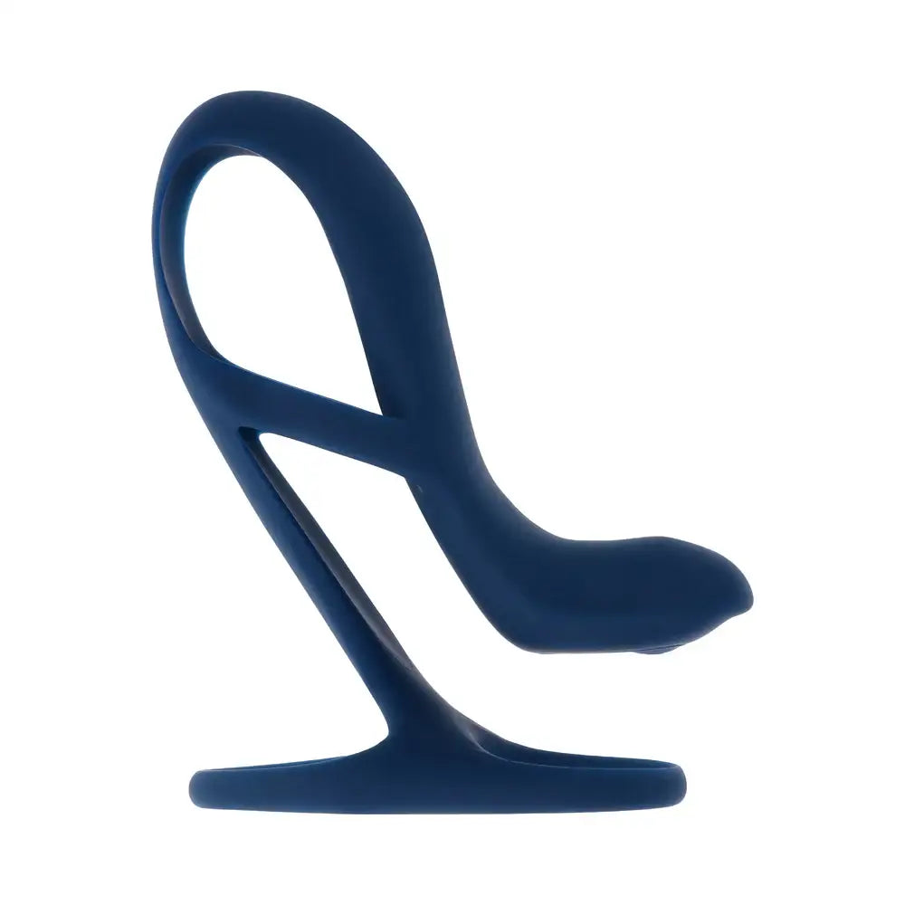 Big Time Vibrating Sheath with Remote - Navy - Vibrator