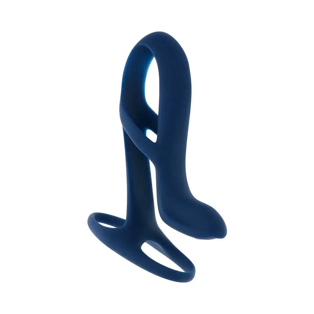 Big Time Vibrating Sheath with Remote - Navy - Vibrator
