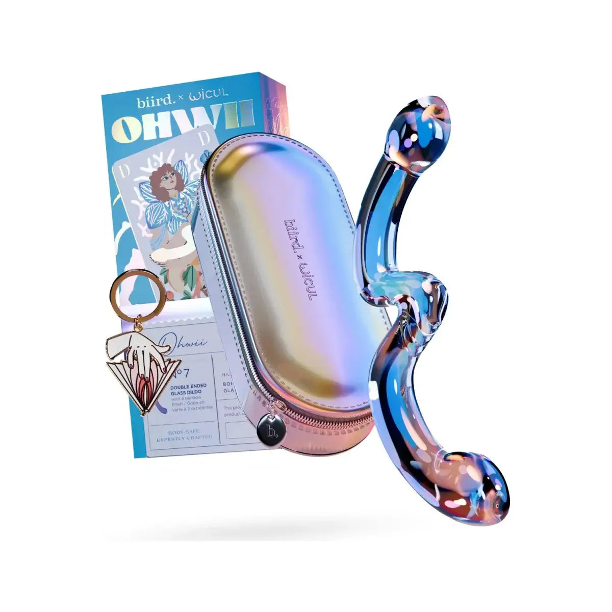 Biird x Wicul OhWii Double - Ended Glass Dildo - Rolik®