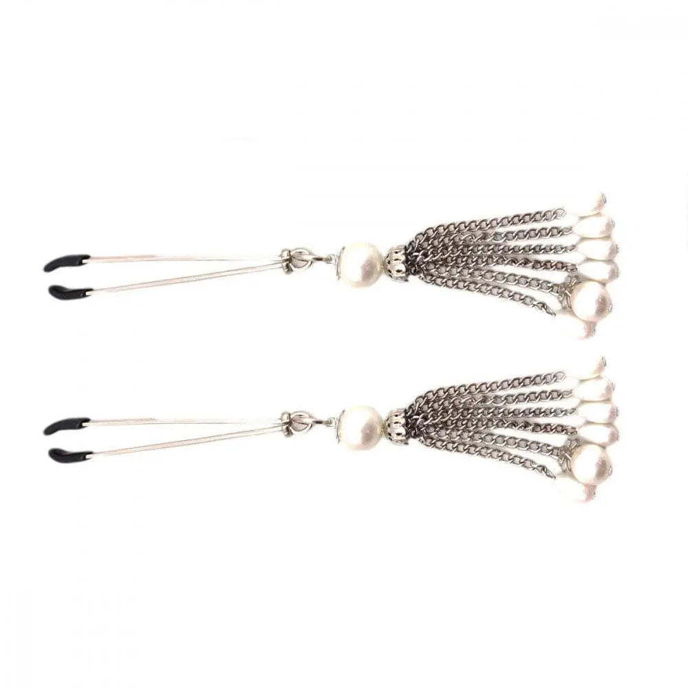 Bijoux de Nip Pearl Tassels Nipple Clamps - Rolik®