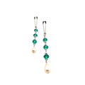 Bijoux de Nip Pearl Turquoise Beads Nipple Clamps - Rolik®