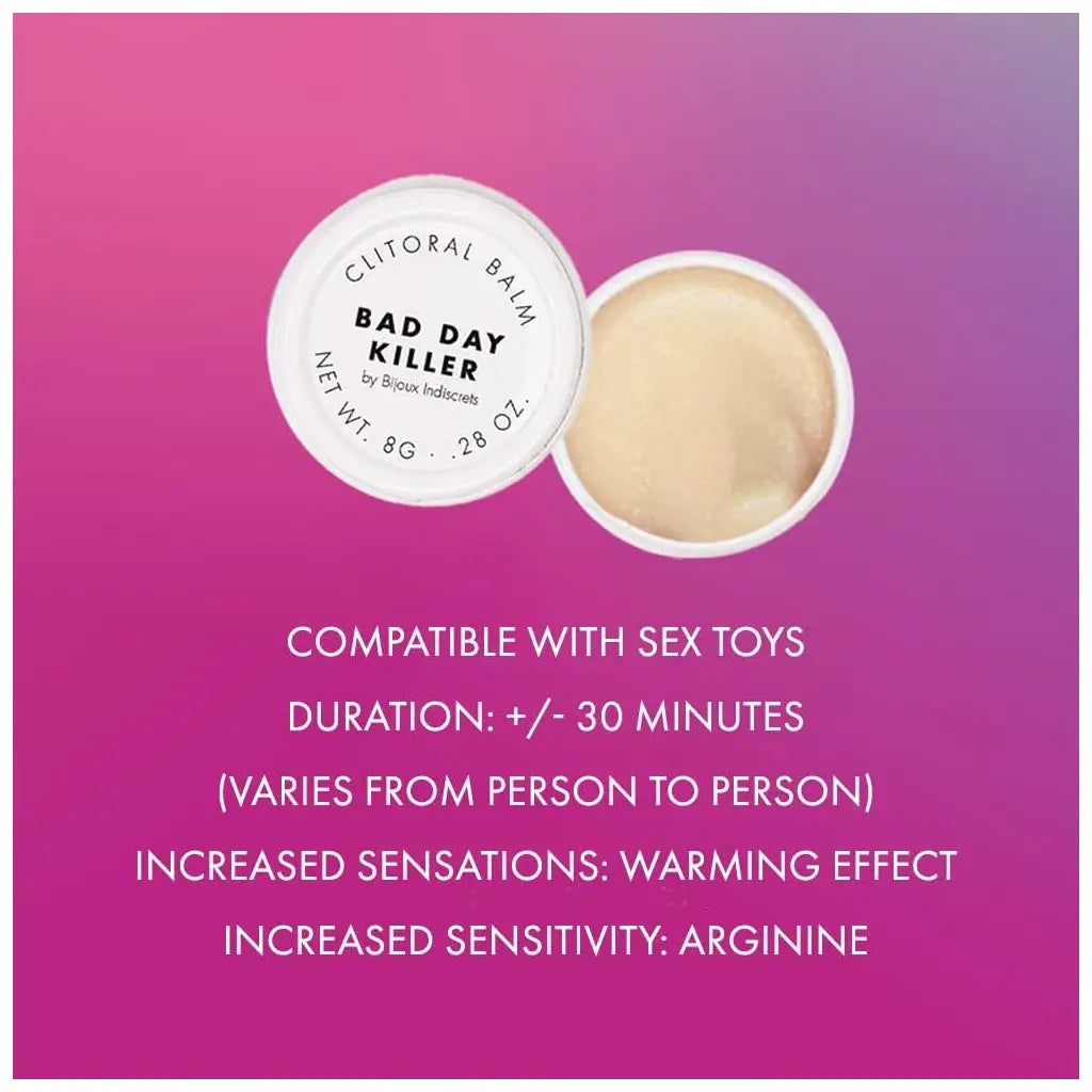 Bijoux Indiscrets Clitherapy Bad Day Killer - Warming Clitoral Balm