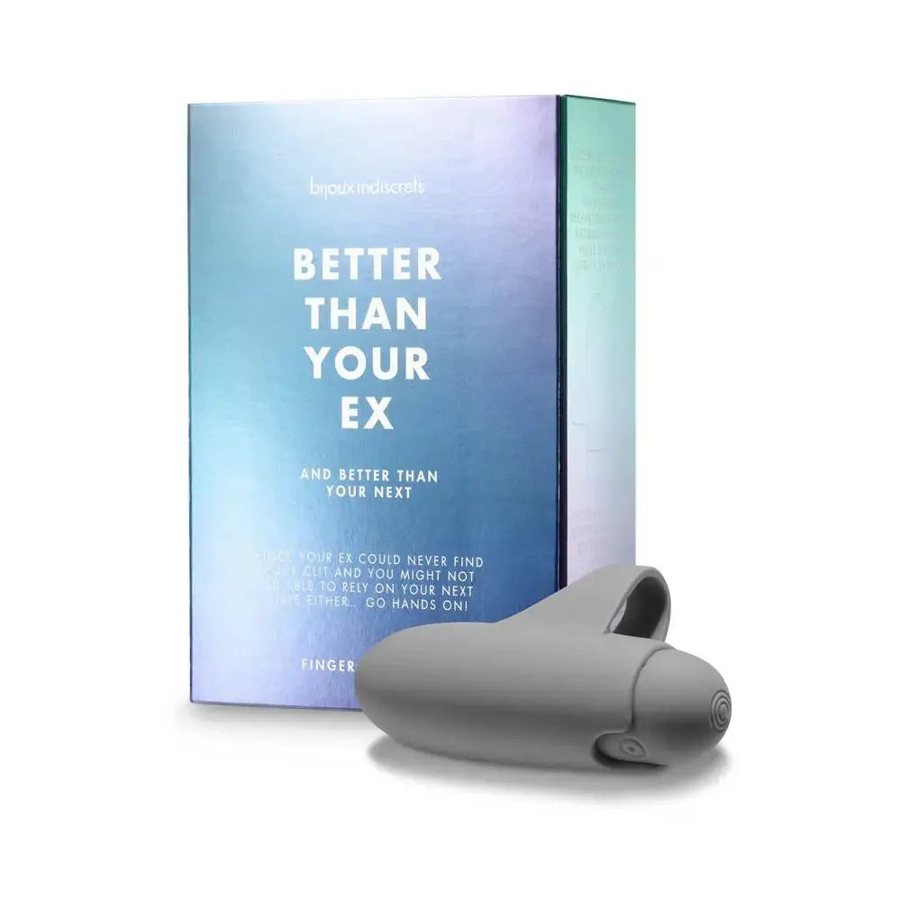 Bijoux Indiscrets Clitherapy Finger Vibrator – Better Than Your Ex Gray