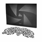 Bijoux Indiscrets Dalila Decal Mask - Reusable Adhesive Face Black