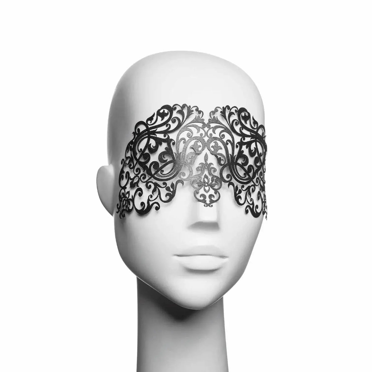 Bijoux Indiscrets Dalila Decal Mask - Reusable Adhesive Face Black