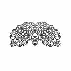 Bijoux Indiscrets Dalila Decal Mask - Reusable Adhesive Face Black