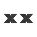 Bijoux Indiscrets Flash Pasties Black Cross - Rolik®