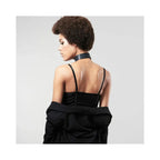 Black Maze Choker with Leash