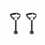 Bijoux Indiscrets Maze Hand Bracelet - Vegan Leather Finger-to-Wrist Harness Black