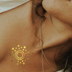 Bijoux Indiscrets Mimi Metallic Temporary Tattoos - 6-Pack Body Art Multicolor