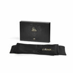 Bijoux Indiscrets Shhh Satin Blindfold - Deluxe 77’’ Sensory Deprivation Mask Black