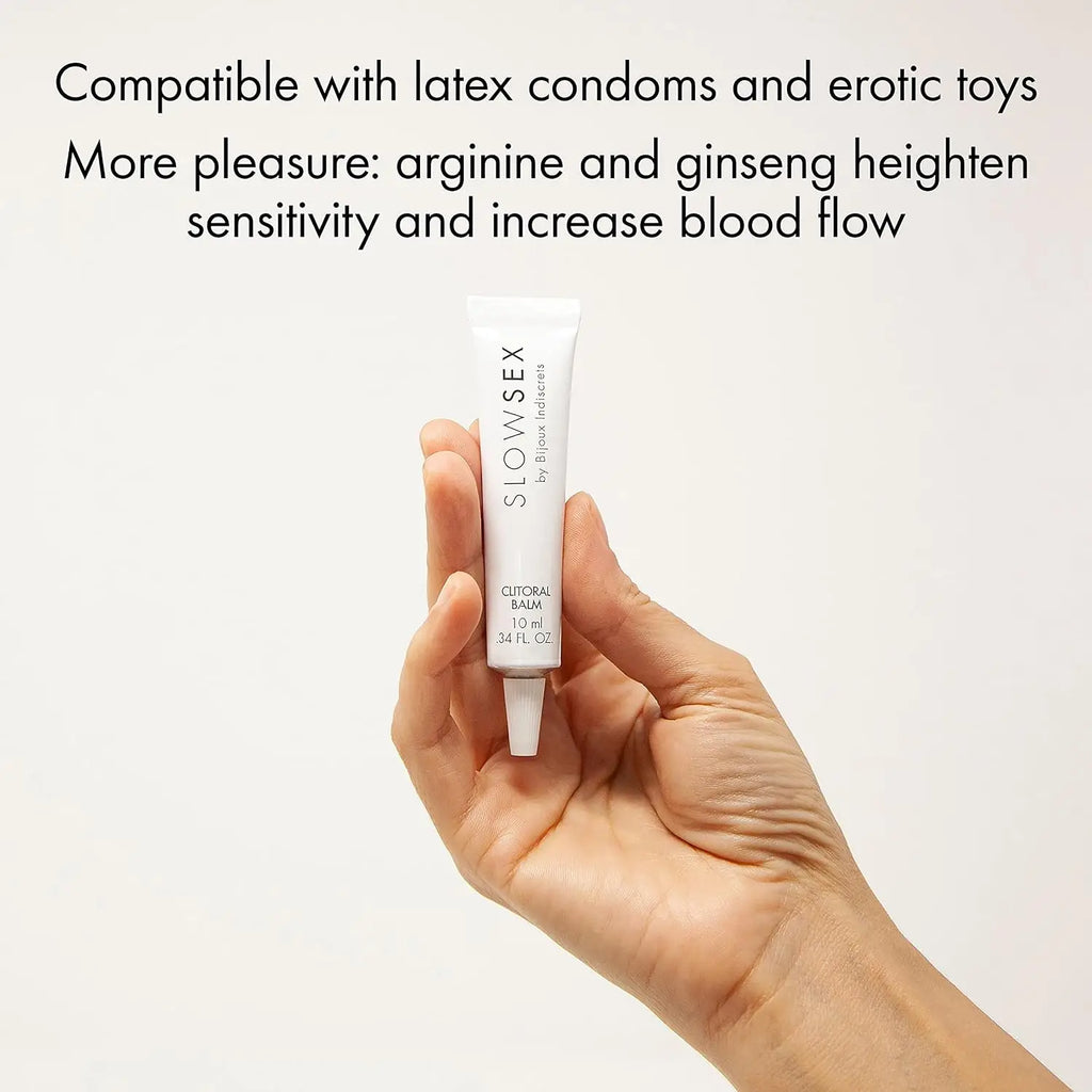 Bijoux Indiscrets Slow Sex Clitoral Balm - Warming Arousal Gel with Ginseng