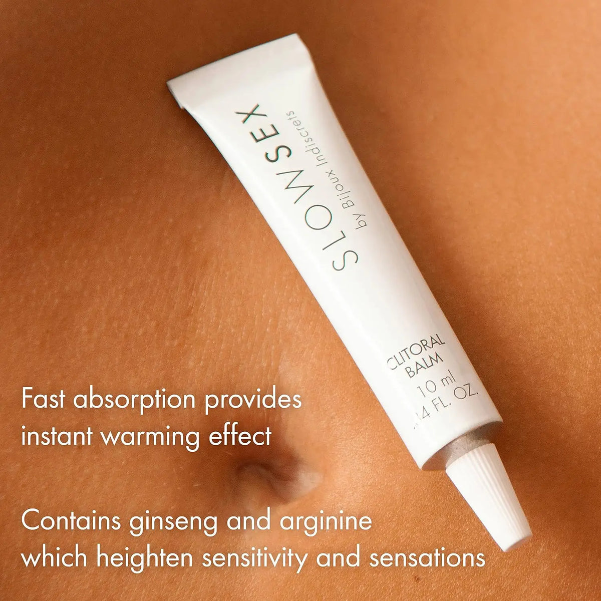 Bijoux Indiscrets Slow Sex Clitoral Balm - Warming Arousal Gel with Ginseng